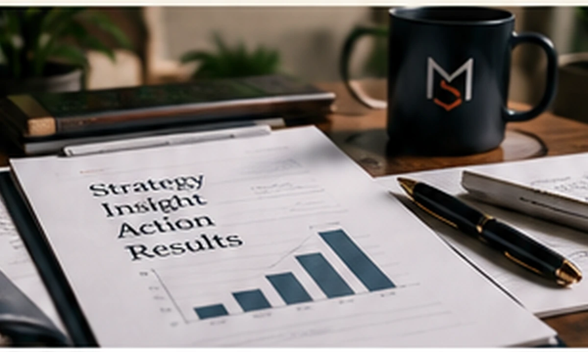 Morris Standard strategy notes showing insight, action and results