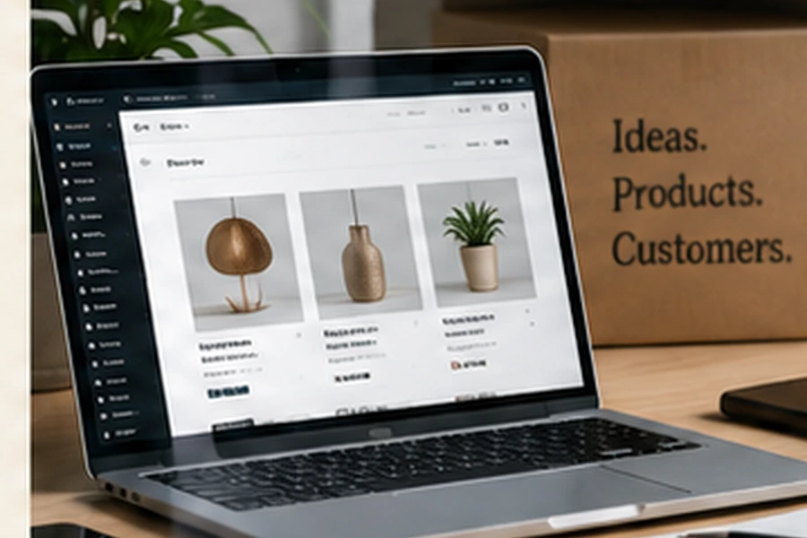 Ecommerce catalogue and product management workspace
