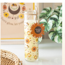 Bee Radiant Wildflower Tube Candle product photograph
